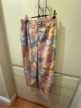 Women’s Pastel Multi-Color Chinos - Casual Printed Chino Pants